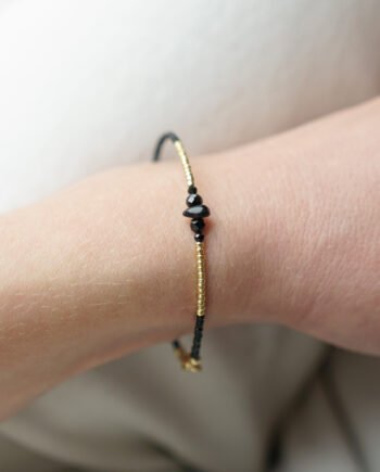 ĆMA - bransoletka ze spinelem i onyksem