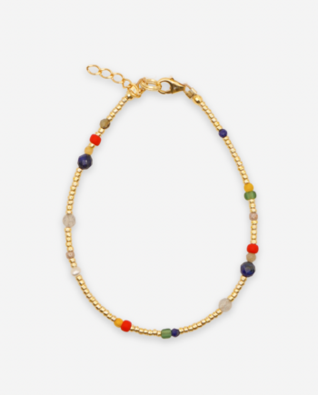 ZWROTNIK - bransoletka z kamieniami i perłą