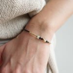 LŚNIENIE - bransoletka z agatami, spinelami i turkusami