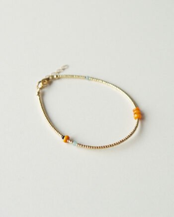 JAMAJKA – bransoletka z amazonitem, spinelem i masą perłową